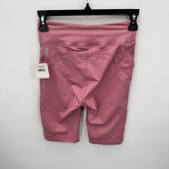 FREE PEOPLE FP Movement NWT Biker Baby Shorts in Frosted Berry // XS - Picture 10 of 10
